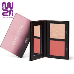 هایلایتر و رژگونه هاوس لابراتوریز رنگ بوکت / ریبون | Haus Laboratories Head Rush Blush and Highlighter Duo – Bouqet \ Ribbon