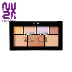 پالت هایلایتر جنیوس نیکس شماره – 01 | NYX Professional Makeup Strobe Of Genius Illuminating Palette – 01