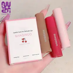 ست 3عددی بالم چری فلیور شاکینو|shaqinuo careful care for delicate lips cherry flavor
