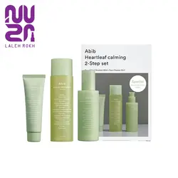 ست 3عددی تونر و فوم شوینده و امولوسیون ابیب|Abib heartleaf calming 2 step set(toner،emulsion،foam cleanser)