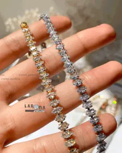 دستبند جواهری تنیسی(کد B10)