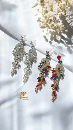 گوشواره جواهری (کد E28)