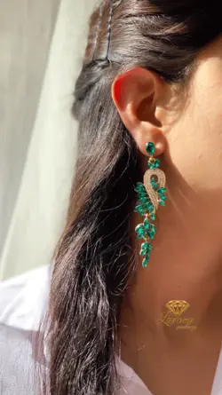 گوشواره جواهری (کد E28)