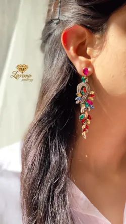 گوشواره جواهری (کد E28)