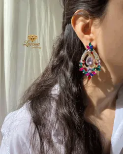 گوشواره فانتزی مجلسی(کد E1)