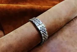 بند اپل واچ حصیری چوب گردو