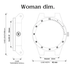 ساعت مچی زنانه مدل Kismar چوب زردآلو