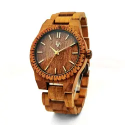 ساعت مچی مردانه مدل Kismar چوب زردآلو