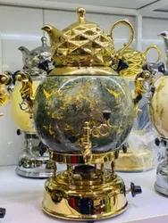 سماور گازی 3 کاره با قوری چینی کد138