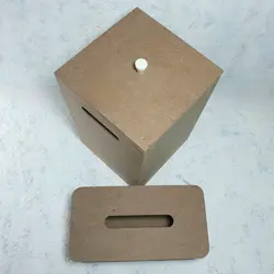 ست بیس  MDF جای دستمال و سطل