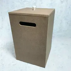 ست بیس  MDF جای دستمال و سطل