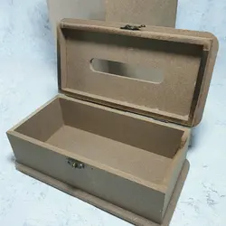 ست بیس  MDF جای دستمال و سطل