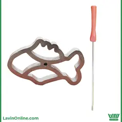 قالب شیرینی پنجره ای طرح ماهی