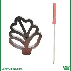 قالب شیرینی پنجره ای طرح برگ