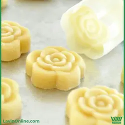 کاتر فشاری شیرینی طرح گل رز