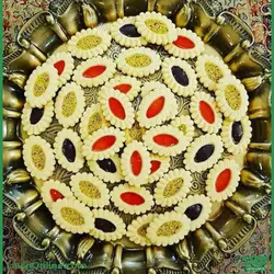 کاتر فشاری شیرینی طرح بیضی