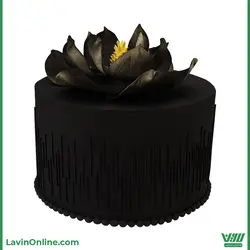 خمیر فوندانت مشکی فلورا 200 گرمی
