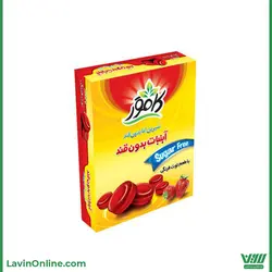 آبنبات توت فرنگی رژیمی کامور