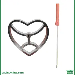 قالب شیرینی پنجره ای طرح قلب