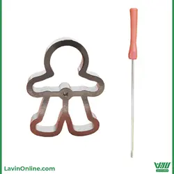 قالب شیرینی پنجره ای طرح آدمک