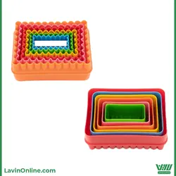 کاتر دو طرفه مستطیل 6 عددی