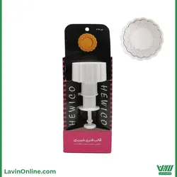 کاتر فشاری شیرینی طرح گیسو (کد 363)