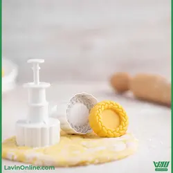 کاتر فشاری شیرینی طرح گیسو (کد 363)