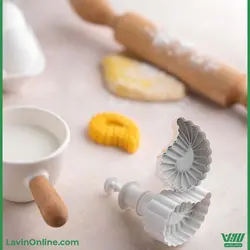 کاتر فشاری شیرینی طرح بادامی (کد 200)