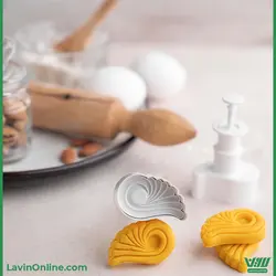 کاتر فشاری شیرینی طرح جقه (کد 122)
