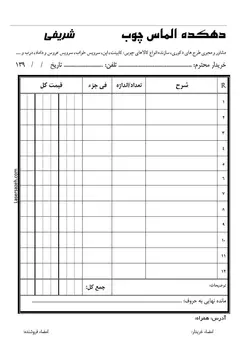 پانزده طرح لایه باز فاکتور برای ورد
