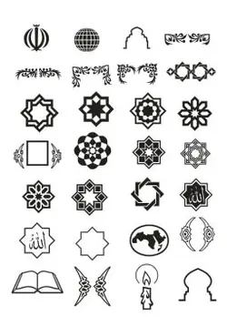 وكتور نماد هاي اسليمي جهت برش با ليزر و كاتر