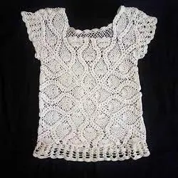 تاپ قلاب بافی دخترانه