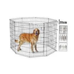 داگ پارک فلزی 8 ضلعی ارتفاع 95