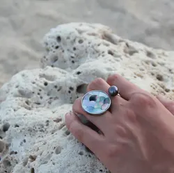 انگشتر مدل صدف فلسی