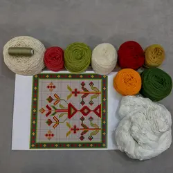 نخ و نقشه گلیم فرش