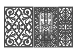 طرح مشبک 155 - لنج وود