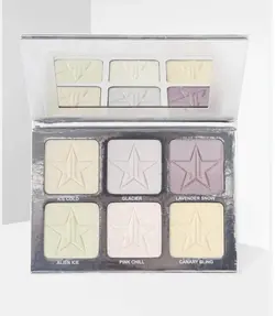 پالت هايلايتر جفري استار مدل پلاتينيوم آيس Jefree star cosmetics platinum ice highlighter