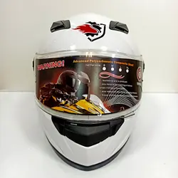 کلاه کاسکت سابرینا مدل Full Face رنگ مشکی مات