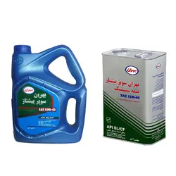 روغن موتور بهران سوپر پیشتاز 10W-40 حجم 4 لیترBehran Super Pishtaz 10W 40 Engine oil