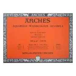 مقوا آبرنگ آرچ 50 در 70 185 گرم هات پرس 5عدد