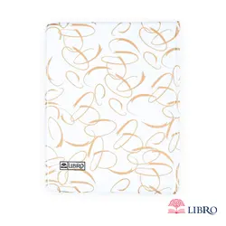 دفتر کلاسوری قفل پلاستیک 26 حلقه 100 برگ مدل پژواک