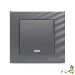 کلید و پریز ویرا مدل کریستال نوک مدادی