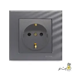 کلید و پریز ویرا مدل کریستال نوک مدادی