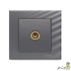 کلید و پریز ویرا مدل کریستال نوک مدادی