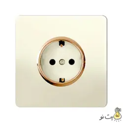 کلید و پریز آسیا مدل کریستال صدفی