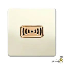 کلید و پریز آسیا مدل کریستال صدفی