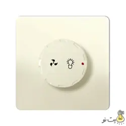 کلید و پریز آسیا مدل کریستال صدفی