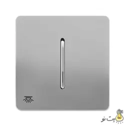 کلید و پریز آسیا مدل کریستال نقره ای