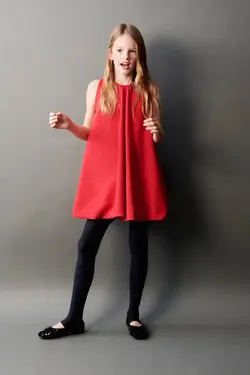 پیراهن پفی قرمز