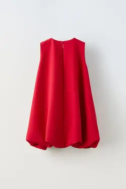 پیراهن پفی قرمز